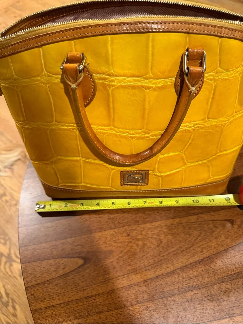 Dooney & Bourke croc embossed